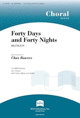 Forty Days and Forty Nights SATB choral sheet music cover